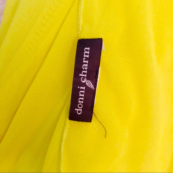 Neon yellow mesh scarf - Picture 2 of 3